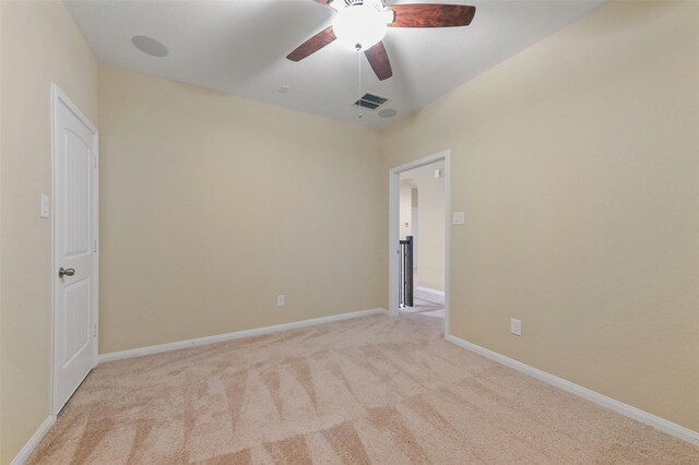 24030 Tirso River Ct, Katy, TX 77493 - empty room with light colored carpet and ceiling fan