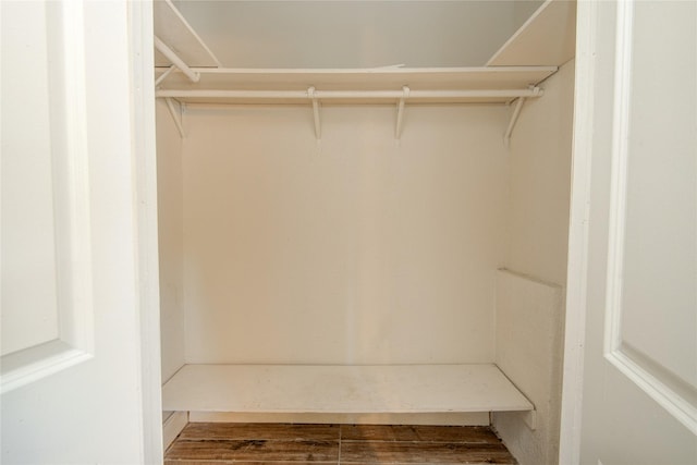911 Wooding St, Houston, TX 77011 - walk in closet with wood finished floors