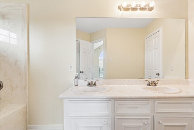 8666 Pearl Point St, Houston, TX 77044 - bathroom with double vanity