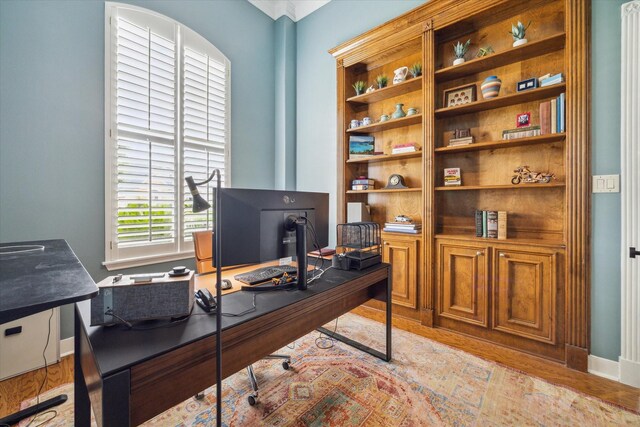 14002 Winding Springs Dr, Cypress, TX 77429 - office space featuring wood finished floors
