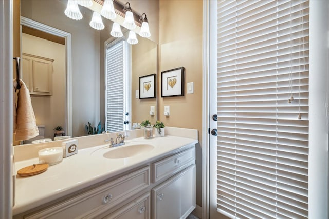 14002 Winding Springs Dr, Cypress, TX 77429 - bathroom featuring vanity and toilet
