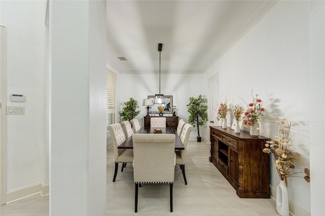27818 Pinpoint Crossing Dr, Katy, TX 77494 - dining space with ornamental molding