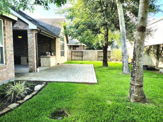 22106 Flashing Ridge Dr, Spring, TX 77389 - view of yard featuring a patio