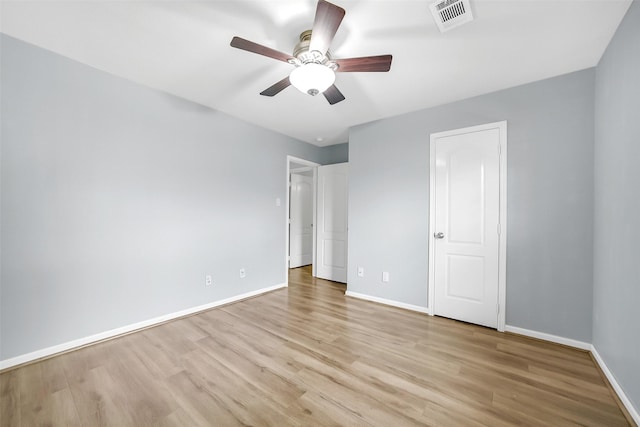 21614 Bowcreek Ln, Katy, TX 77449 - unfurnished bedroom with wood finished floors and ceiling fan