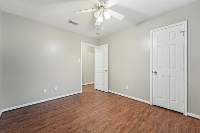 19115 Forest Ridge Dr, Magnolia, TX 77355 - unfurnished bedroom with wood finished floors and a ceiling fan