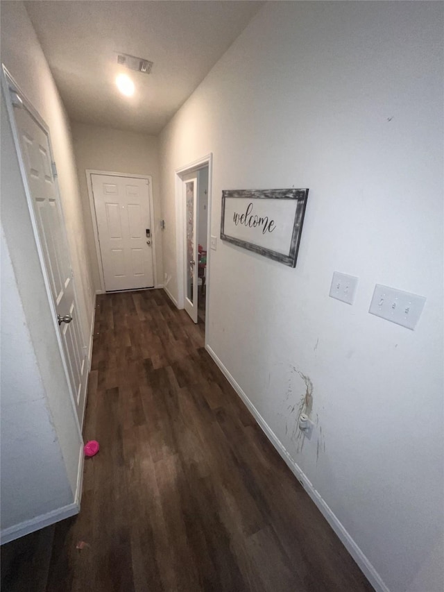 23830 Seeded Meadow Ct, Hockley, TX 77447 - corridor with wood finished floors and baseboards