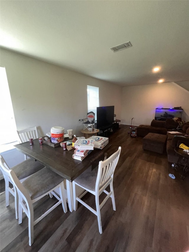 23830 Seeded Meadow Ct, Hockley, TX 77447 - dining area featuring wood finished floors