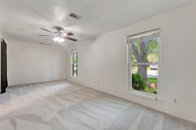 32 Sarita Rd, Angleton, TX 77515 - spare room with light carpet and a ceiling fan