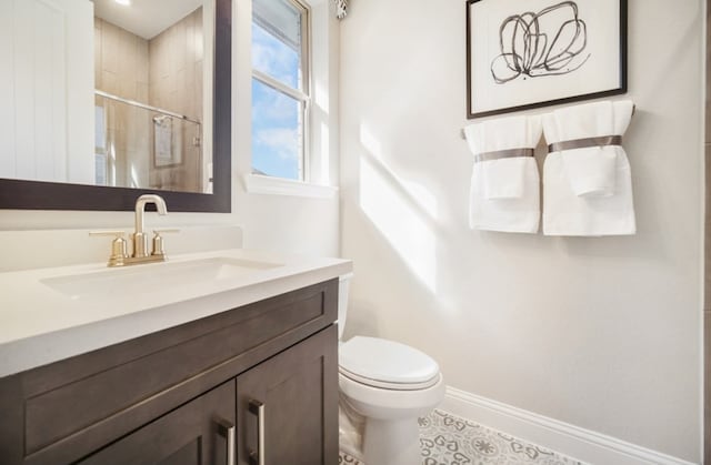 16035 Tangled Vine Ln, Conroe, TX 77302 - bathroom featuring vanity and a tile shower
