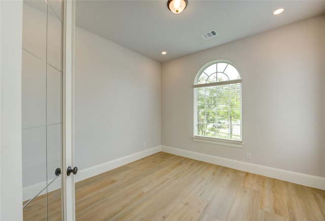 3242 N Upland St, Katy, TX 77493 - spare room with wood finished floors and recessed lighting