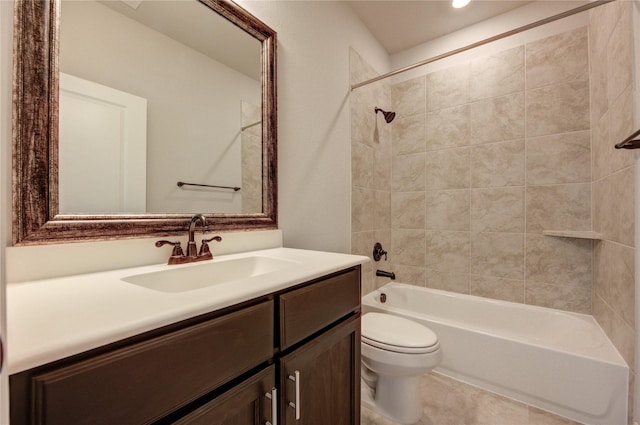 3242 N Upland St, Katy, TX 77493 - full bath with vanity and washtub / shower combination