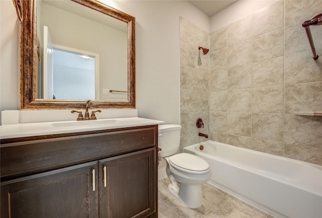 3242 N Upland St, Katy, TX 77493 - bathroom featuring vanity and shower / bath combination