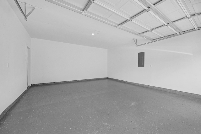2122 Oatfield Dr, Houston, TX 77018 - garage with electric panel and baseboards