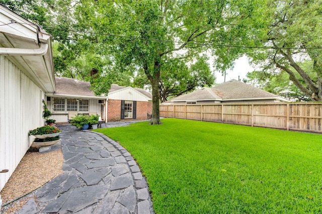 2602 Briarbrook Dr, Houston, TX 77042 - fenced backyard featuring a patio