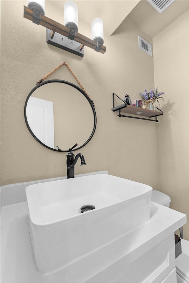 8307 Amber Cove Dr, Atascocita, TX 77346 - bathroom with vanity and toilet