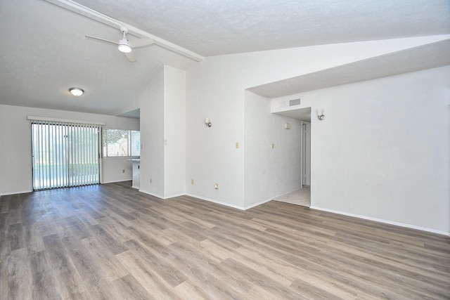 6915 Jeb Stuart Dr, Richmond, TX 77469 - unfurnished room with wood finished floors and ceiling fan
