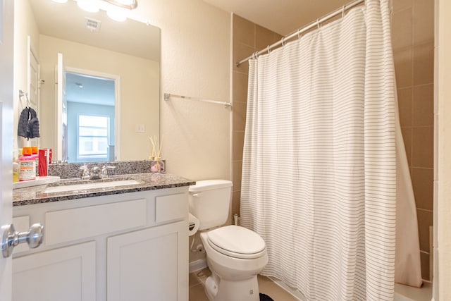 5529 Evanston Ln, Pasadena, TX 77505 - full bathroom featuring vanity and tile patterned flooring