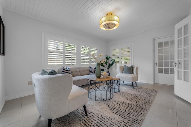 2539 Addison Rd, Houston, TX 77030 - tiled living room with wooden ceiling