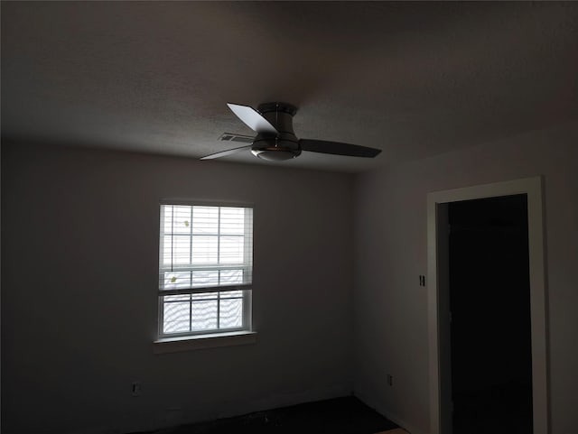 4104 Idaho St, Houston, TX 77021 - empty room with ceiling fan and a textured ceiling