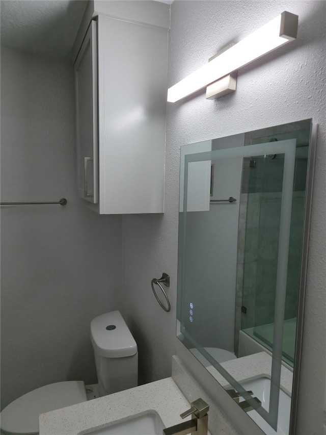 4104 Idaho St, Houston, TX 77021 - bathroom with vanity and a shower with door