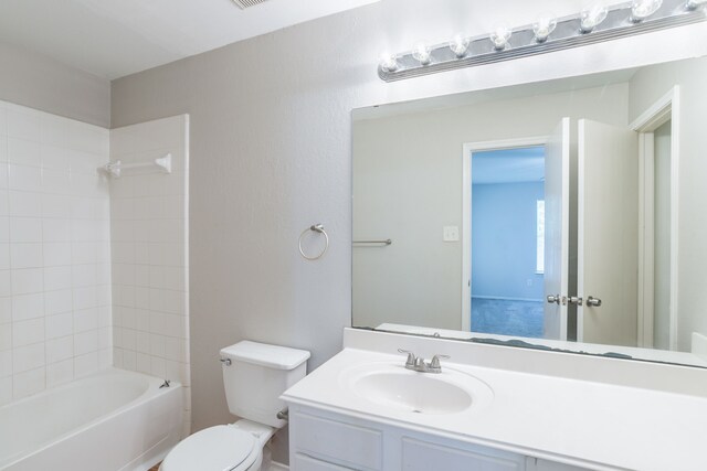 12026 Madison Oak St, Houston, TX 77038 - full bath featuring vanity and washtub / shower combination