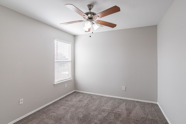 12026 Madison Oak St, Houston, TX 77038 - empty room featuring plenty of natural light, carpet, and ceiling fan