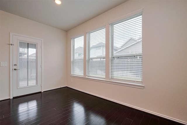 3414 Signor Dr, Houston, TX 77025 - unfurnished room with dark wood-style floors