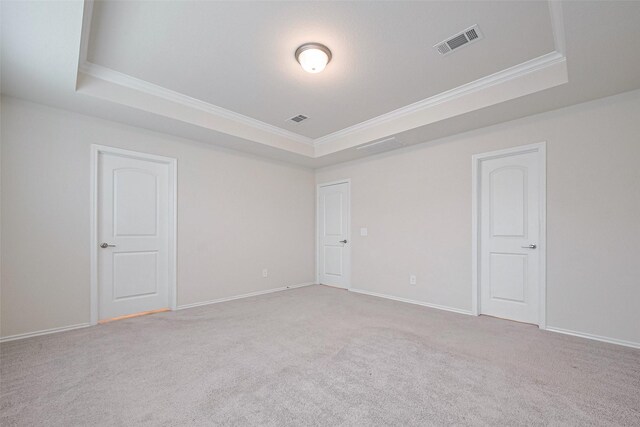 3414 Signor Dr, Houston, TX 77025 - carpeted spare room with a raised ceiling and ornamental molding
