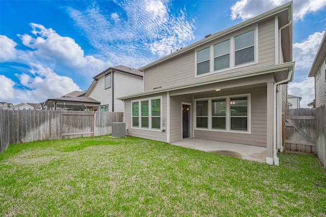 3414 Signor Dr, Houston, TX 77025 - back of property with a patio and a fenced backyard