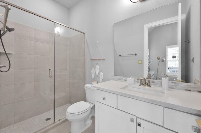 33 Violet Sunset Ln, Tomball, TX 77375 - ensuite bathroom featuring vanity and a stall shower