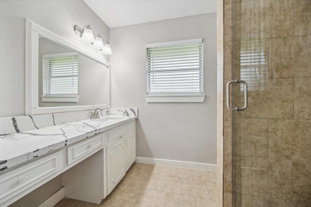 8210 Morley St, Houston, TX 77061 - full bathroom with vanity and a shower stall