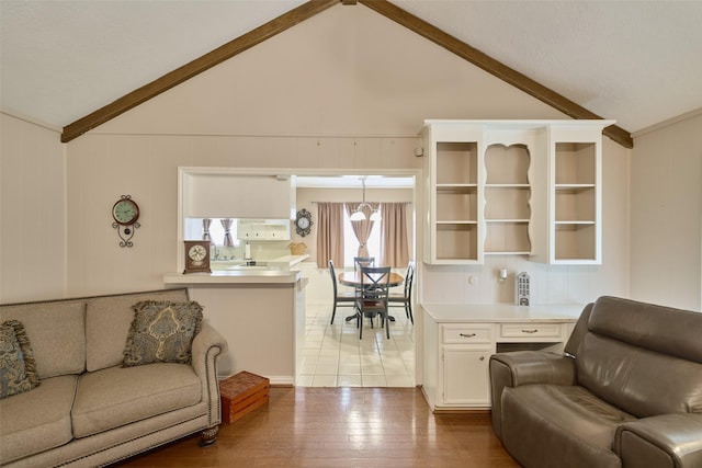 15402 Ripplestream, Houston, TX 77068 - living room with lofted ceiling and light wood finished floors