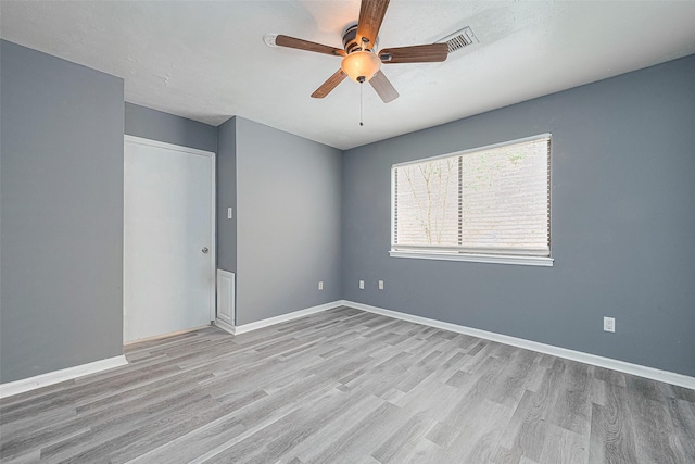 17207 Meadow Butte Dr, Houston, TX 77090 - empty room featuring wood finished floors and ceiling fan