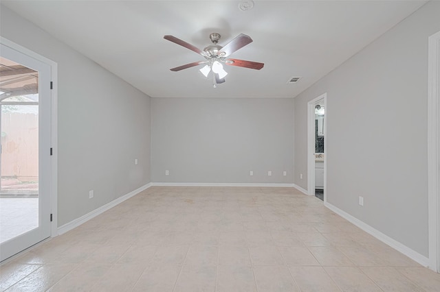 17207 Meadow Butte Dr, Houston, TX 77090 - empty room featuring ceiling fan and plenty of natural light