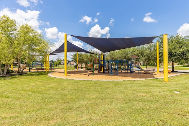 454 Fishhawk Way, Crosby, TX 77532 - community playground featuring a yard