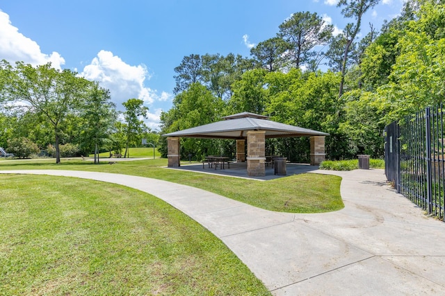 454 Fishhawk Way, Crosby, TX 77532 - view of property's community featuring a gazebo