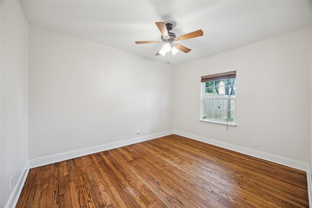 1813 Huge Oaks St, Houston, TX 77055 - empty room featuring wood finished floors and a ceiling fan