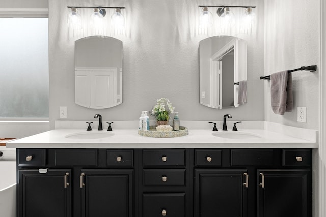 266 Tortoise Creek Pl, The Woodlands, TX 77389 - full bathroom with double vanity