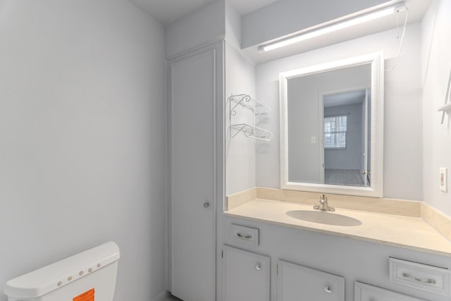 3906 Antoine Dr, Houston, TX 77092 - bathroom featuring toilet and vanity
