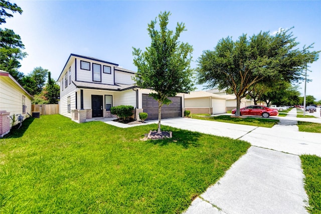 1810 Adobe Stone Dr, Humble, TX 77396 - view of front of property featuring driveway, brick siding, and an attached garage