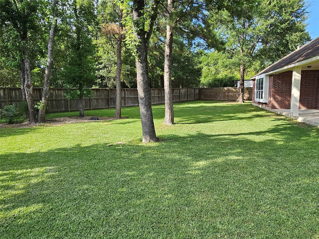 403 Woodpecker Forest Ln, Conroe, TX 77384 - view of fenced backyard