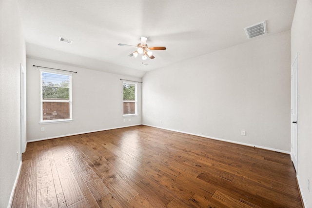 5107 Preserve Park Dr, Spring, TX 77389 - unfurnished room featuring a ceiling fan and wood-type flooring