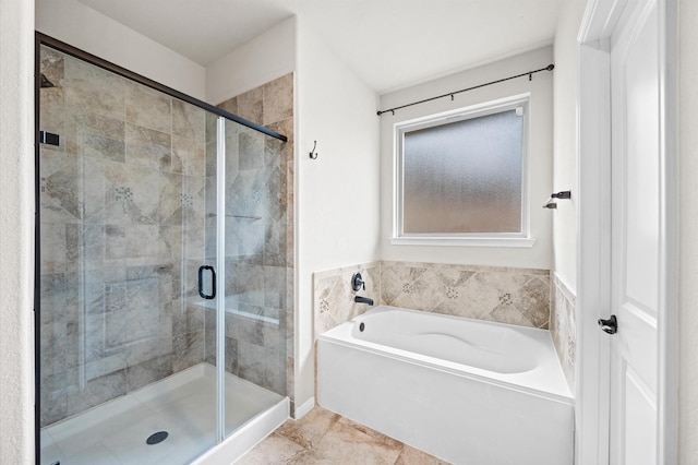 5107 Preserve Park Dr, Spring, TX 77389 - bathroom featuring a garden tub and a shower stall