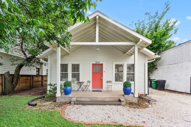 3809 Billingsley St, Houston, TX 77009 - view of shotgun-style home