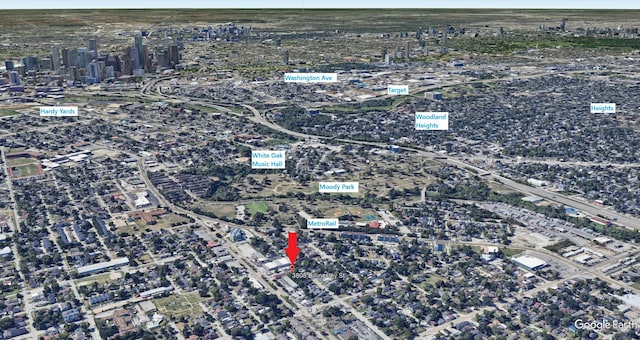 3809 Billingsley St, Houston, TX 77009 - aerial view of property's location