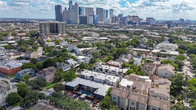 2703 Mason St Unit 13, Houston, TX 77006 - drone / aerial view of skyline