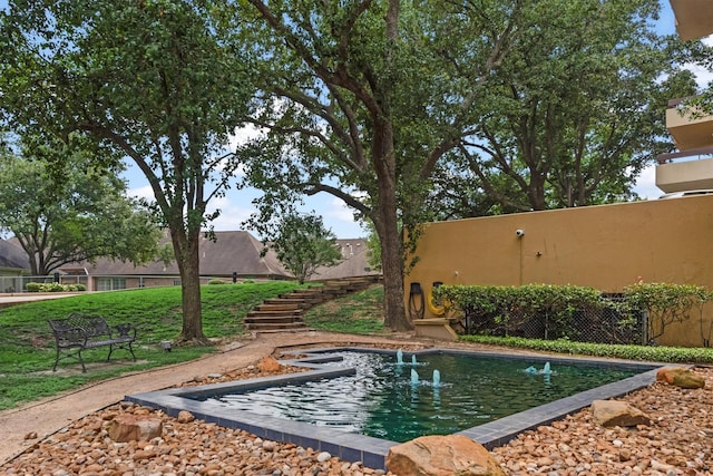 14655 Champion Forest Dr Unit 1704, Houston, TX 77069 - view of pool featuring stairs