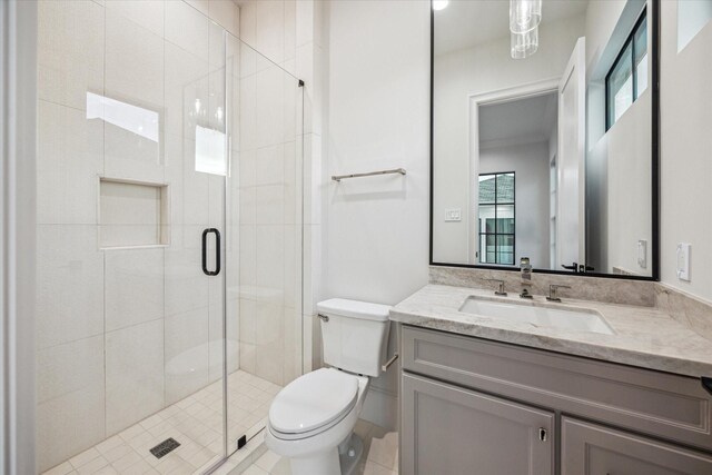 2220 Pelham Dr, Houston, TX 77019 - full bathroom with vanity and a stall shower