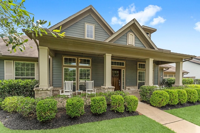 31013 Sunfall Trail Ln, Spring, TX 77386 - view of front of house featuring covered porch