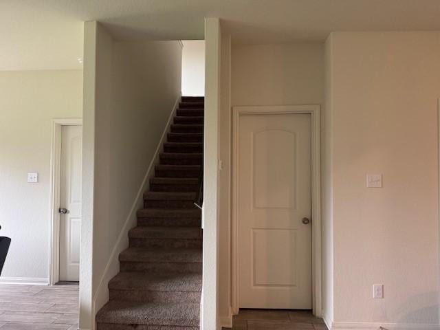 1017 Misty Patch Dr, Katy, TX 77493 - stairs with baseboards